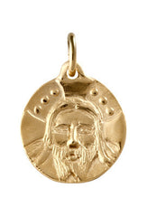 Medaille de bapteme / pendentif Visage du Christ