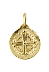 Croix Perlée pour médaille de baptême