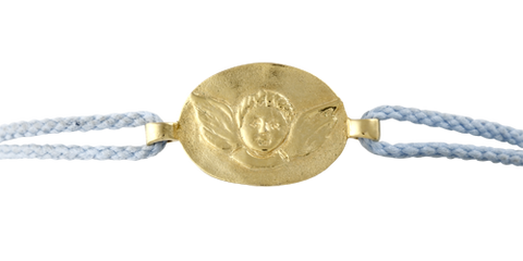   Bracelet cordon Ange Maman Or 