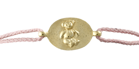   Bracelet cordon or Bracelet cordon Nounours 