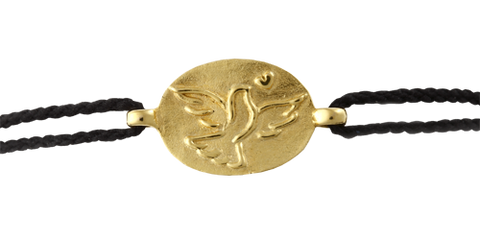   Bracelet cordon or Bracelet cordon Colombe 