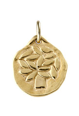 Medaille de bapteme / pendentif Arbre de Vie Stylisé