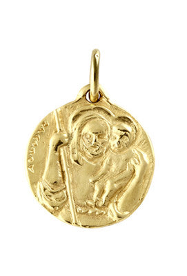 Medaille de bapteme / pendentif St Christophe