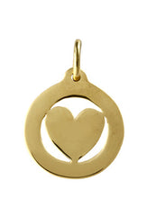Medaille de bapteme / pendentif Coeur