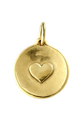 Medaille de bapteme / pendentif Cachet Coeur